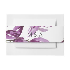 Magnolische Kunstzeitschrift Lila Violett Wasserfa Einladungsbanderole