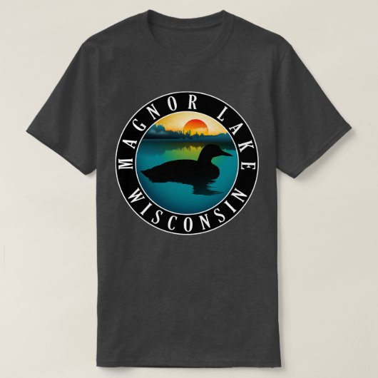 Magnor Lake Wisconsin Loon T-Shirt (Design vorne)