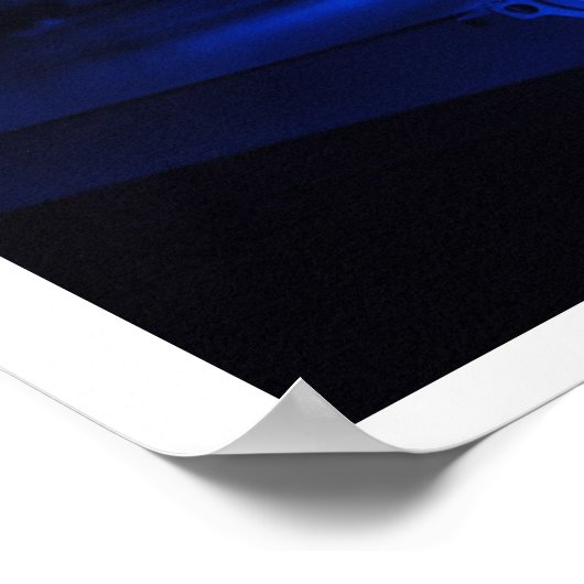 Magnum Blue Poster (Ecke)