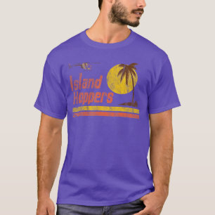 Magnum Island Retro Hoppers Sonnenuntergang in PI T-Shirt