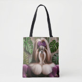 Magnum Maximus Luxe Tropische Leinwand Tasche (Vorderseite)