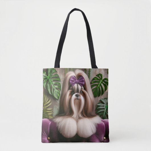 Magnum Maximus Luxe Tropische Leinwand Tasche (Vorderseite)