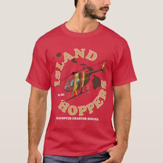 Magnum PIs Island Hoppers Helikopter-Charter-Servi T-Shirt