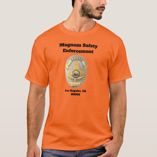Magnum Sicherheitsdurchsetzung  T-Shirt (Vorderseite)