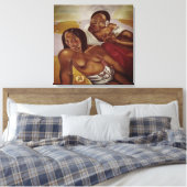 Magnum's "Gauguin" Malerei Wall Art Leinwanddruck (Insitu (Schlafzimmer))