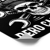 Mago Y Mecánico Funny Car Mechanic Skull Spanish V Poster (Ecke)