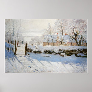 Magpie (1868-1869) Claude Monet Poster