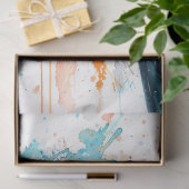 Magpie Bird Cerulean Charm Decoupage Seidenpapier (Geschenk)