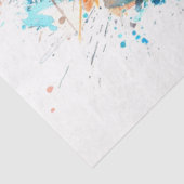 Magpie Bird Cerulean Charm Decoupage Seidenpapier (Ausschnitt)