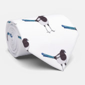 Magpie Bird Krawatte (Gerollt)