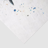 Magpie Bird Mandarine Twilight Decoupage Seidenpapier (Ausschnitt)