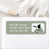 Magpie Bird Nature Wildlife Animal Address Label (Insitu)
