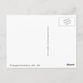 Magpie Claude Monet Postkarte (Rückseite)