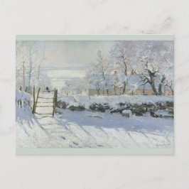 Magpie Claude Monet Postkarte