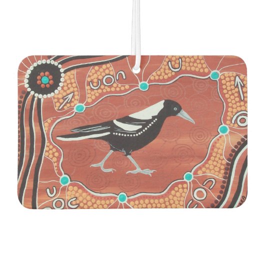 Magpie Dreaming Air Freshener Autolufterfrischer (Vorderseite)