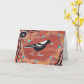 MAGPIE DREAMING KARTE (Gelbe Blume)