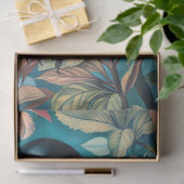 Magpie Elegance Floral Hintergrund Seidenpapier (Geschenk)