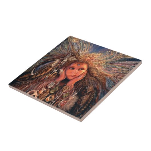 Magpie Fairy 6x6 Keramik Tile Fliese (Seite)