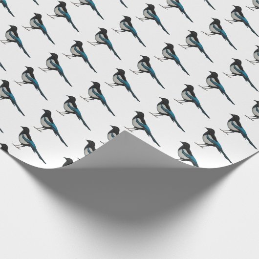 Magpie Geschenkpapier (Ecke)