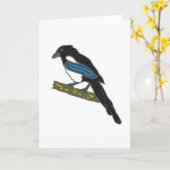Magpie Karte (Gelbe Blume)