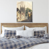 Magpie Lane, Oxford, Illustration aus dem "Histor" Leinwanddruck (Insitu (Schlafzimmer))