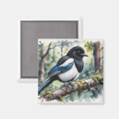 Magpie Magnet (Vorderseite/Rückseite)