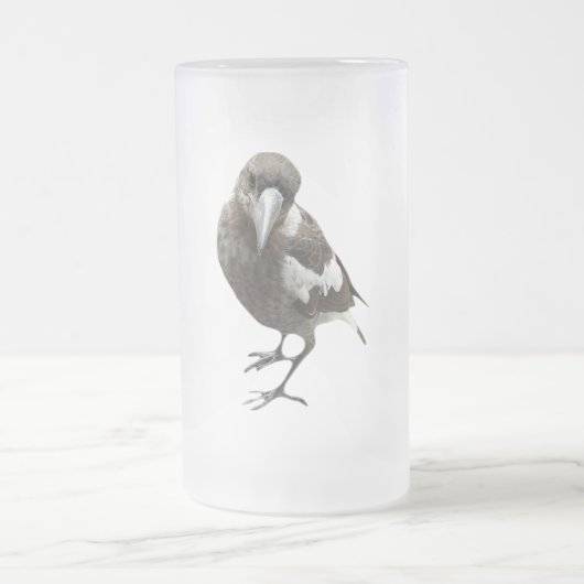 Magpie Mattglas Bierglas (Mittel)