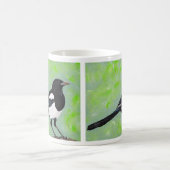 Magpie Painting Kaffeetasse (Mittel)