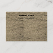 Magpie stehend auf Stachel mit Hut Visitenkarte (Rückseite)