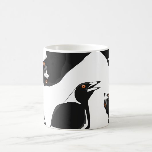 Magpie-Tasse Kaffeetasse (Mittel)