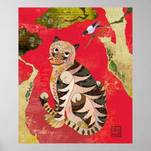 Magpie und Tiger: Koreanische Volkskunst Poster (Vorne)