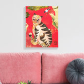 Magpie und Tiger-Kunst Leinwanddruck (Insitu (Wohnzimmer))