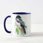 Magpie, Vogel, Garten, Natur, Wildnis Tasse (Links)