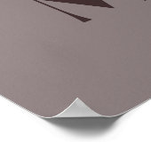 Magpie Vogel Vintage Poster (Ecke)