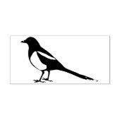 Magpie-Vogelkunst-Briefmarke Gummistempel (Prägung)