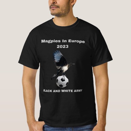 Magpies in Europa 2023 T-Shirt (Vorderseite)