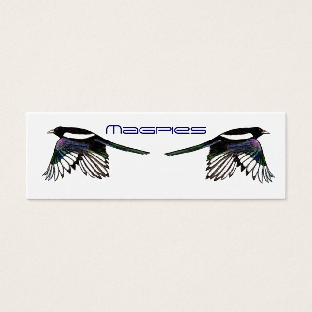 Magpies Lesezeichen (Vorderseite)