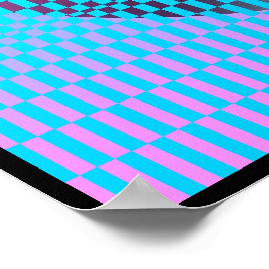 Magrathea Op-Art Poster (Ecke)