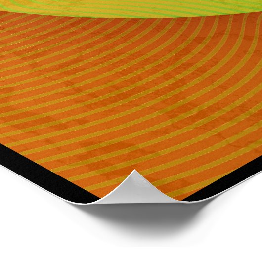 Magrathea Op-Art Poster (Ecke)