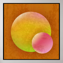 Magrathea Op-Art Poster