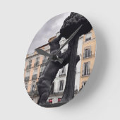 Magroño bear  runde wanduhr (Winkel)