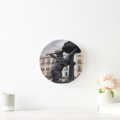 Magroño bear  runde wanduhr (Zuhause)