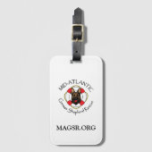 MAGSR-Gepäcktag Gepäckanhänger (Vorderseite Vertikal)