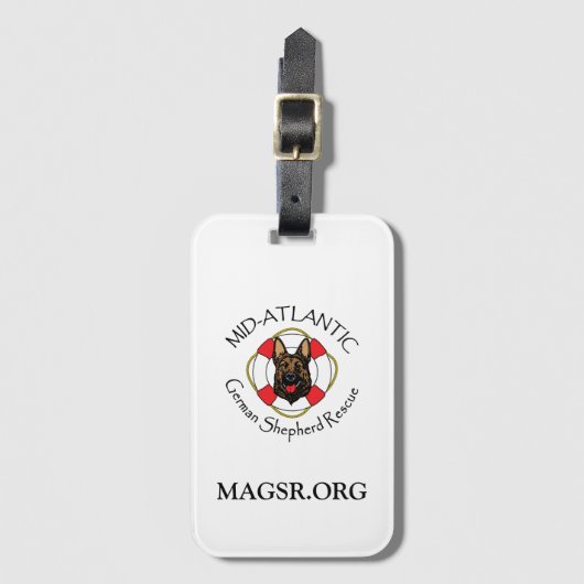 MAGSR-Gepäcktag Gepäckanhänger (Vorderseite Vertikal)