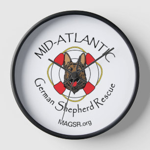 MAGSR-Logo-Wanduhr Uhr