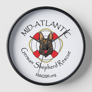 MAGSR-Logo-Wanduhr Uhr