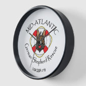 MAGSR-Logo-Wanduhr Uhr (Winkel)