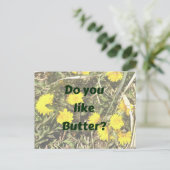 Magst du Butter? Lüstern Spaß auf der Postkarte (Stehend Vorderseite)