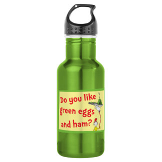 Magst du grüne Eier mit Schinken? Edelstahlflasche