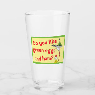 Magst du grüne Eier mit Schinken? Glas